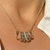 COLAR BANHO DE OURO 18K - PINGENTES REDONDOS DE ZIRCÔNIAS COLORIDAS OU COM ZIRCÔNIAS BRANCA 48CM - loja online