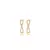 BRINCO EARHOOK CRUZADO COM ZIRCÔNIAS BRANCAS na internet