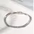 PULSEIRA RIVIERA INTEIRA DE PEDRAS 2.0MM DE ZIRCÔNIAS DIAMOND BLUE 17CM na internet
