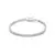 PULSEIRA RIVIERA INTEIRA DE PEDRAS 2.0MM DE ZIRCÔNIAS DIAMOND BLUE 17CM - Mar Doce Semijoias
