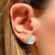KIT DE BRINCOS E PIERCING DE GOTAS COM FUSION ESMERALDA COLOMBIANA, FUSION TURMALINA LIGHT E ZIRCÔNIAS BRANCAS - comprar online