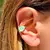 KIT DE BRINCOS E PIERCING DE GOTAS COM FUSION ESMERALDA COLOMBIANA, FUSION TURMALINA LIGHT E ZIRCÔNIAS BRANCAS na internet