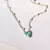 COLAR GOTA DE FUSION TURMALINA E PÉROLAS COREANAS 48CM - comprar online
