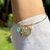 BRACELETE GOTA DE FUSION TURMALINA LIGHT, FIGA, SÃO BENTO, NOSSA SENHORA DE FÁTIMA E TREVO