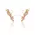 BRINCO EARCUFF FLORES DE CRISTAL TOPÁZIO AZUL, CRISTAL AMETISTA, CRISTAL TURMALINA ROSA E ZIRCÔNIAS COLORIDAS na internet