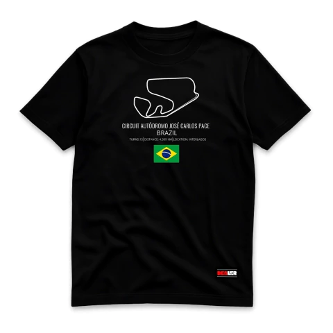 Camiseta Streetwear Fórmula 1 - INTERLAGOS - comprar online