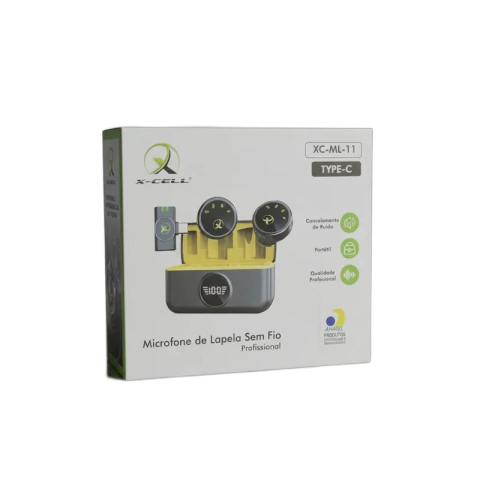 MICROFONE DE LAPELA SEM FIO MARCA X-CELL MOD. XC-ML-11 - comprar online