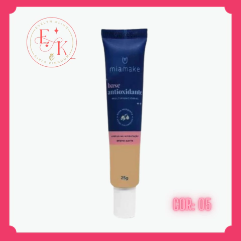 Base Antioxidante Vanilla Claro - Rosa Mosqueta Mia Make - Cor: 05