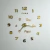 RELOJ 3D GRANDE CON FRASE 002 DORADO