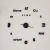 RELOJ 3D PEQUEÑO 022 NEGRO