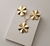 Conjunto de colar e brincos círculo liso folheado em ouro 18k - comprar online
