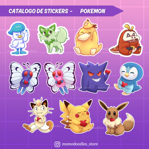 Stickers - Pokemon - comprar online