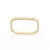 ANEL SKINNY QUADRADO BANHADO A OURO 18K