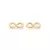 BRINCO INFINITO BANHADO A OURO 18K