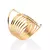 MAXI ANEL OITO AROS BANHADO A OURO 18K - comprar online