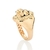 Anel sinete mufasa 3D banhado a ouro 18k - comprar online