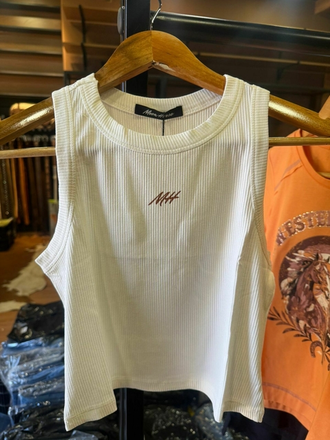 Regata canelada off white Moon Horse - comprar online