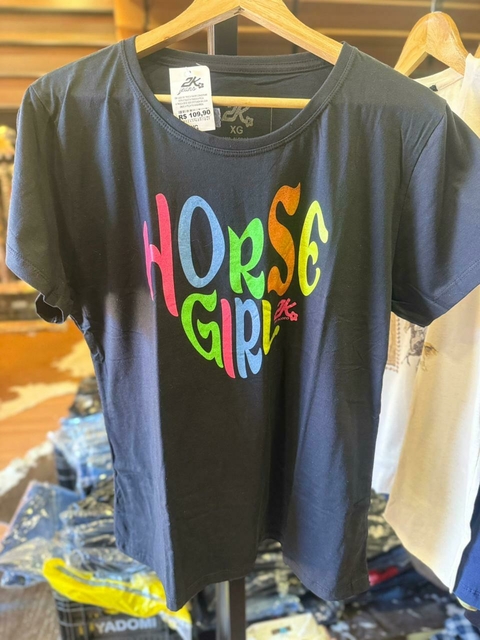 Camiseta feminina 2K preta - comprar online