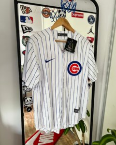 CASACA IMPORTADA MLB CHICAGO CUBS BELLIGER 24 BLANCA - comprar online