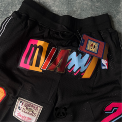 SHORT IMPORTADO NBA MIAMI HEAT BUTLER 22 NEGRO - comprar online