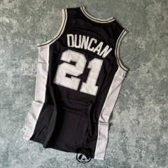 CAMISETA IMPORTADA NBA SAN ANTONIO SPURS DUNCAN 45 NEGRA - Kophiphi Shop