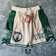 SHORT IMPORTADO NBA BOSTON CELTICS CREAM