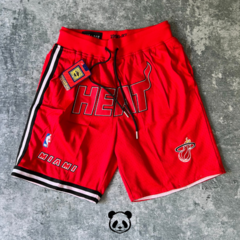 SHORT IMPORTADO NBA MIAMI HEAT ROJO en internet