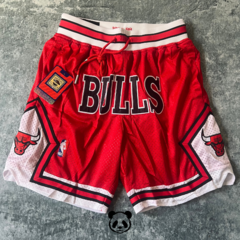 SHORT IMPORTADO NBA CHICAGO BULLS ROJO