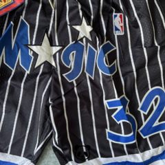 SHORT IMPORTADO NBA ORLANDO MAGIC O'NEAL 32 NEGRO - comprar online