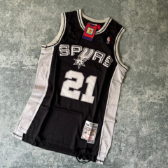 CAMISETA IMPORTADA NBA SAN ANTONIO SPURS DUNCAN 45 NEGRA en internet