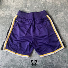 SHORT IMPORTADO NBA LOS ANGELES LAKERS VIOLETA en internet