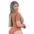 Body Feminino Malha Ribana Marrom Decote em V - Magazine Holanda
