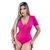 Body Feminino Malha Ribana Rosa Decote em V na internet