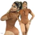 Body Feminino Malha Ribana Caramelo Princesinha com Laço - comprar online