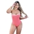 Body Feminino Malha Ribana Coral Tomara que Caia - Magazine Holanda