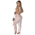 Conjunto Feminino de Alfaiataria Rosa Salmão Cropped + Calça - loja online
