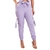 Conjunto de Alfaiataria Lilás Cropped com Botão e Calça - Magazine Holanda