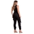 Imagem do Conjunto de Alfaiataria Preto Cropped com Botão e Calça