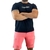 Bermuda Jeans Masculina Destroyed Rosa Salmão na internet
