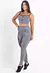 Conjunto Fitness Calça Legging Cintura Alta + Cropped com Elásticos Racy REF: CCA1 - loja online