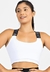 Cropped com Alça de Elástico Cruzado nas Costa Racy Fitness | REF: FDR15 - comprar online