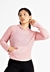 Casaco Com Capuz e Bolso Dry Fitness Telada Rose Feminino | REF: LX120 - comprar online