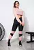 Conjunto Calça Legging + Cropped Telinha Manga Longa Fitness | REF: LX147 na internet