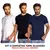 Imagem do Kit 3 Camisas Masculina Lisa Algodão Premium