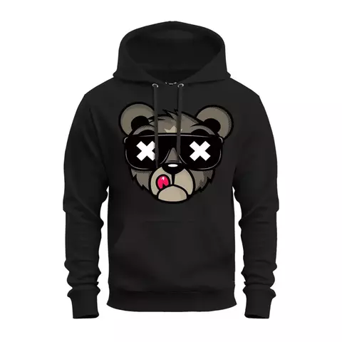 Blusa Moletom Masculino com Estampa Urso Bolado