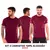 Kit 3 Camisas Masculina Lisa Algodão Premium