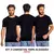 Imagem do Kit 3 Camisas Masculina Lisa Algodão Premium