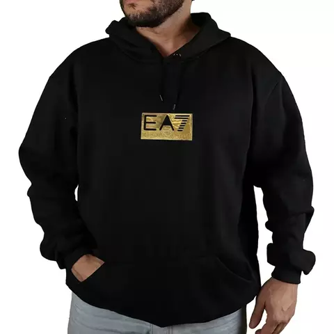 Blusa Moletom Empório Armani EA7 Com Capuz Premium