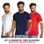 Kit 3 Camisas Masculina Lisa Algodão Premium - loja online