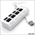 HUB USB 4 PUERTOS BLANCO CON SWITCH DE CORTE INDIVIDUALES